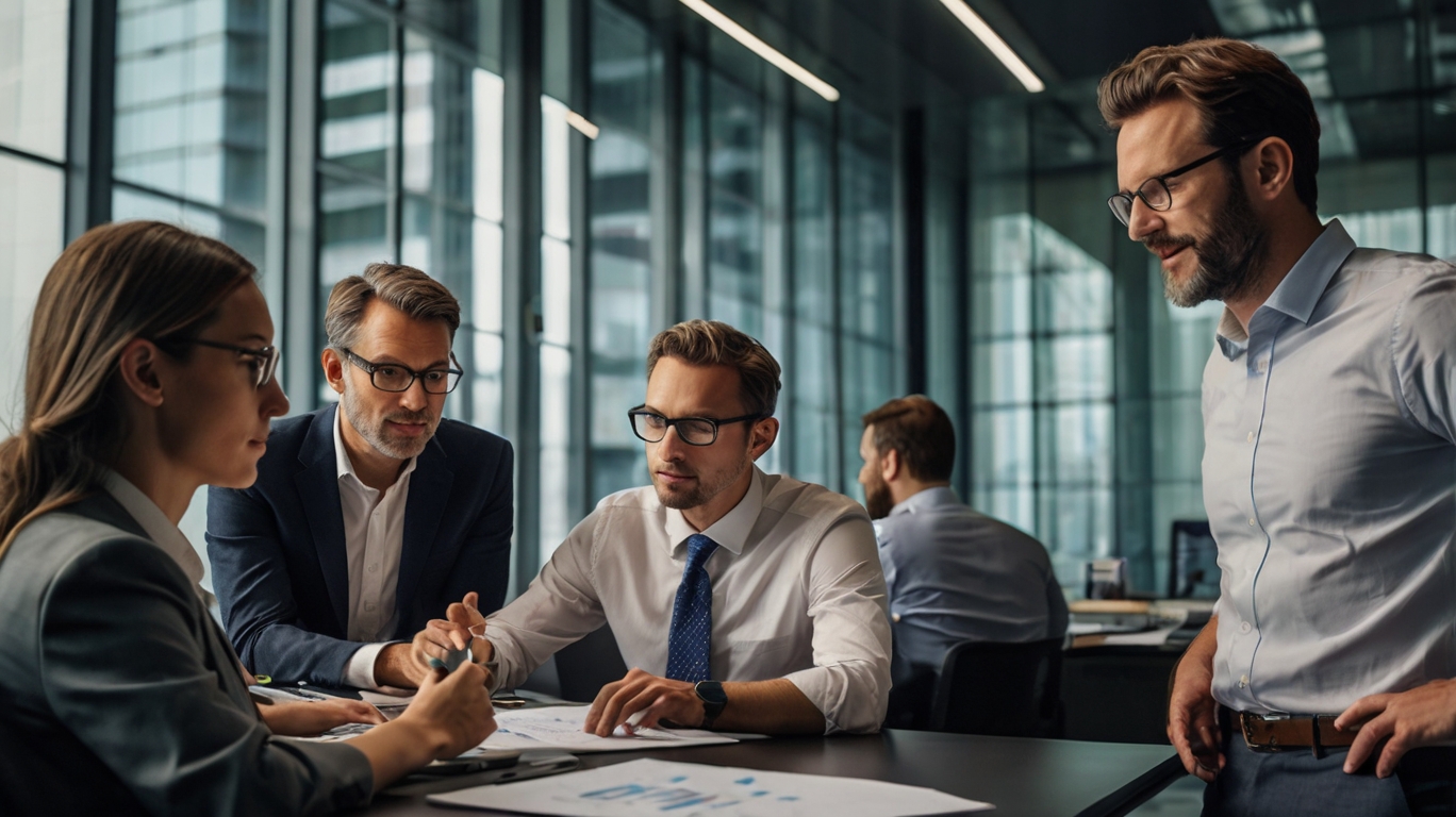 Finanzprüfung Illustration